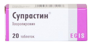 Препарат СУПРАСТИН. SC Balkan Pharmaceuticals SRL (Балкан Фармасьютикалс) Республика Молдова